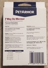 7 Way De-wormer For Dogs  Oral Treatment For Tapeworm  Roundworm   Hookworms New