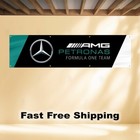 Mercedes Benz Amg 2 x8  Banner Flag Sign Formula One Racing Team F1