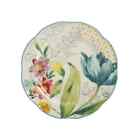 The Pioneer Woman Blooming Bouquet White Ceramic 12-piece Dinnerware Set