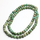 Centuries-old Tibetan Green Turquoise Mala Beads antique Himalayan Rosary  Rare