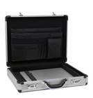 Alpine Swiss Executive Aluminum Briefcase Padded Laptop