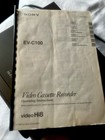 Sony Ev-c100 Hi8 Video8 Video Cassette Player Recorder Vcr  as-is For Parts 