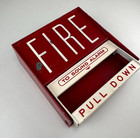 Fire-lite Bg-6 Oem Vintage Red Fire Alarm Conventional Pull Station Untested