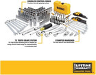 Dewalt Mechanic Tool Set With Case  Socket Set Metric And Standard Full  1 4 