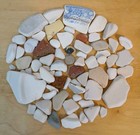 Genuine Beach Pottery Sea Glass Lot 1 Surf Tumbled Ceramic Mix