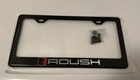 Roush Carbon Fiber License Plate Frame 100  Premium Carbon Fiber Tag Cover