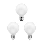 Sylvania Incandescent Double Life D  cor Globe Light Bulb  3 Count  pack Of 1 