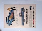 1964 Ford Pickup Blue Truck Man Working Strong New Body Print Ad Life Jan 17