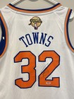 Karl Anthony Towns Signed New York Knicks Nba Finals Jersey Autographed Psa dna