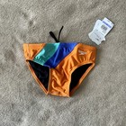 Men   s Speedo Swim Brief  Orange  Size 26  Performance Fit  Eco Endurance  New