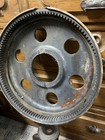Antique 12  Cast Iron Gear Steampunk Industrial Cog Farm Wheel Table Top Or Base