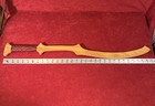 Wooden Training Khopesh Sword Hardwood Ash 31    Long Kali Escrima Arnis Silat