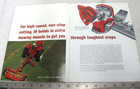 Vintage International Tractor Mowers Brochure 110 115 120 200 22 28