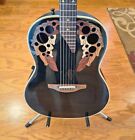 1987 Ovation 1718 Elite Acoustic Electric Guitar With Case Lot 82-366