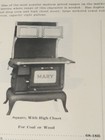 1922 Print Advertising Vintage Mary Cast Iron Range Old Coal Wood Stove