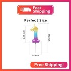 Rainbow Number 1 Candle Happy Birthday 3d Number Candles For Birthday Cake Party