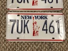 Vintage New York State Statue Of Liberty License Plates