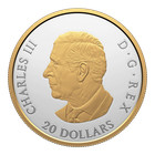 2025 Canada Animal Portraits Elk 1 Oz Silver Gilded Proof Coin