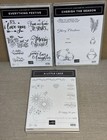 Stampin Up Sets Huge Lot Of Holiday Friend Sympathy Thank You Animals Floral