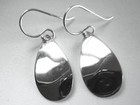 Silver Teardrops 925 Sterling Silver Dangle Earrings With Maximum Reflection
