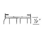 Taylor Door Bottom Sweep With Six Fins Slide On Door Weatherstrip For Hinge Door