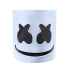 Marshmallow Dj Led Music Festival Full Head Helmet Light Up Cosplay Mask Fun