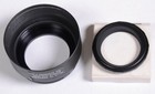 Lot Of  4  Vintage Photography Camera Filters  Hoods   Reverse Adapter