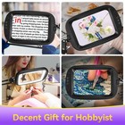 Floor Magnifying Glass W  Light   Stand 10x 30x 7  Large Lamp For Close Work