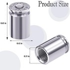4pcs Bullet Shell Tire Valve Stem Caps  Aluminum Alloy Car Air Stem Cap  Univers