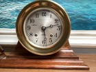 Chelsea Ships Clock And Barometer Set  Mint Condition   Beautiful Cherry Stands 