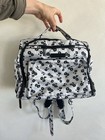 Jujube Jujube Diaper Bag Backpack Shoulder Black White Blue Floral Flowers