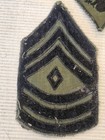 1960s Us Army Vietnamese Made Cold War 1stsgt Spec 5 Chevron Patch Pair L  k   