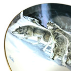 Wolf Wolves Ron Van Gilder Seeking The Trail Plate Moonlit Symphony 1998  789a