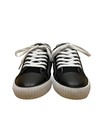 Levis Women   s Black Canvas Lace-up Flat Skateboard Sneakers Size 6 5