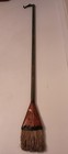 Antique Primitive Witches Broom With Metal Sleeve On Broom Head  Old Paint