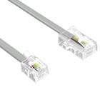 2pack Rj45 To Rj11 Adapter Converter Cable 3ft Rj45 8p4c Male To Rj11 6p4c Ma   
