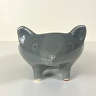West Elm Hedgehog Succulent Animal Ceramic Planter Dish Gray