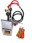 Double Burners  Portable Gas Forge For Blacksmithing Farrier Knife Tool Making