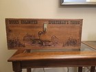 Ducks Unlimited Sportsman s Trunk W Tray 23 x 9 x 10  Dovetail Wood Duck Scene
