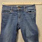 Levi   s 711 Skinny Jeans Women   s 27x30 Blue Distressed Stretch Mid Rise Denim