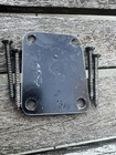 Vintage 1983-85 Schecter Neck Plate Rare Black  Serial Number