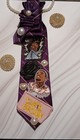 Handmade Purple Satin Polka Dot Necktie Chris Brown Music Theme  One Size