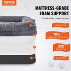Human Dog Bed 72 X48x10in Large Human Size Dog Bed Washable Pv Velvet