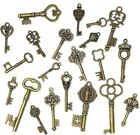 Lot Of 125 Vintage Style Antique Skeleton Furniture Cabinet Old Lock Keys Jewelr