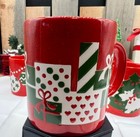 Vtg Lot Of 2-1980 s Waechtersbach Christmas Mugs-presents   Teddy Bear-w germany