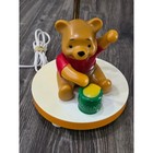 Vintage Winnie The Pooh Lamp Kids Room Nursery Decor Cute Honey Pot 1980