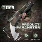 Tactical Axe Camping Survival Hatchet Full Tang Tomahawk W  Sheath