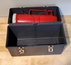 Vintage American Thermos Products Gray Plastic Dome Lunch Pail Box W  Thermos 