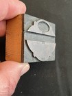 Vintage Metal On Wood Letterpress Printer   s Block Ornamental Design 1 3 Oz
