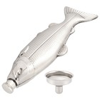 1 Set Fish-shape Hip Flask 5oz Bottle   Flask Stainless Steel Party8822